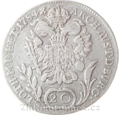 20 Krejcar 1784 B