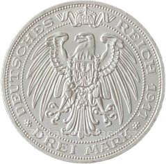 Německo - Prusko - 3 marka 1911 A - Univerzita Breslau