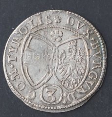 Rakousko - Tyrolsko - 3 krejcar 1646