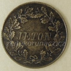 Francie - Žeton - Luis Napoleon Bonaparte