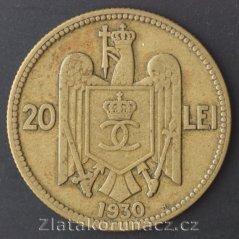 Rumunsko - 20 lei 1930