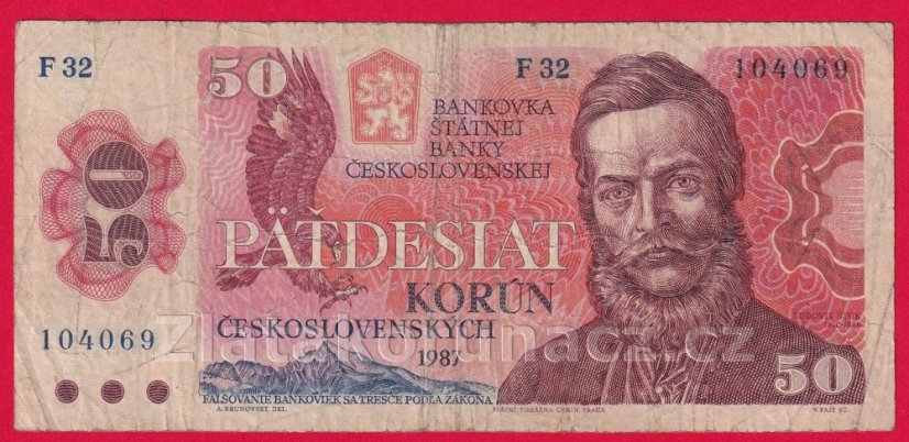 Československo - 50 Korún 1987 F 32