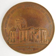 Německo - Kostel sv. Nikolaje Hamburg Zničení 5. května 1842