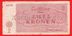 2 K - Terezínská poukázka A 09