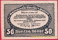 Spital am Pyhrn - 50 haléřů - 1920