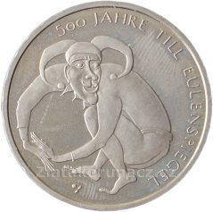 Německo - 10 Euro 2011 D - Šašek