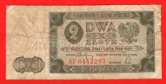 Polsko -  2 zlote 1948