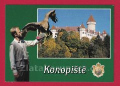 Konopiště - zámek Konopiště, muž s orlem