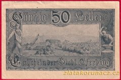 Eferding - 50 haléřů - 1920 - zelený tisk