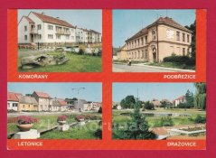 Komořany - Podbřežice - Letonice - Dražovice - okres Vyškov