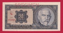 20 Korun 1926 Fg