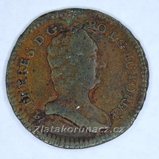 Fenik-1/4 krejcar 1765-varianta III.