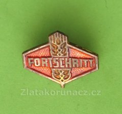 Německo - NDR - odznak Fortschritt