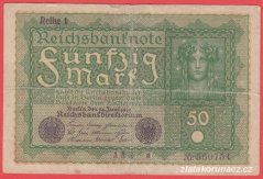 Německo - 50 mark 24.6.1919 - série AARa-pořadí 1