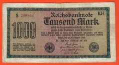 Německo - 1000 mark 15.9.1922 - série S-KH