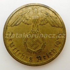 Německo - 10 Reichspfennig 1939 A