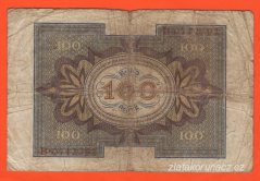 Německo - 100 Mark 1.11.1920 - série B - A