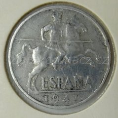 Španělsko - 10 centimos 1941