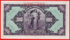 5000 Korun 1920 B Perf.