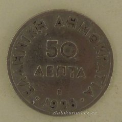 Řecko - 50 lepta 1926 B