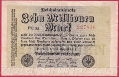 Německo - 10.000 000 mark 22.8.1923 - série PG-55