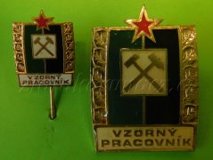 Vzorný pracovník OKD + miniatura