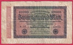 Německo - 20.000 mark 20.2.1923 - série R-LV