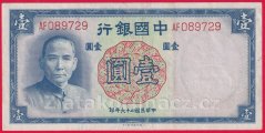 Čína - 1 Yuan 1937
