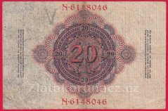 Německo - 20 mark 19.2.1914 - série N