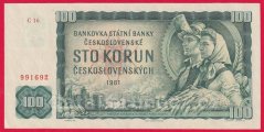 Československo - 100 Korun 1961 C 16