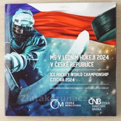 Sada oběžných mincí 2024 - MS v ledním hokeji v ČR