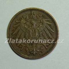 Německo - 1 Reich Pfennig 1900 F
