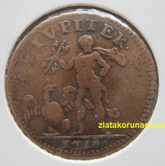 Švédsko - 1 daler 1718 Jupiter