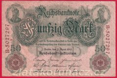 Německo - 50 mark 21.4.1910 - série B