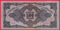 Maďarsko - 500 Pengö 1945