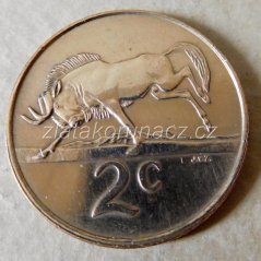 Afrika jižní (Jihoafrická rep.) - 2 cent 1986