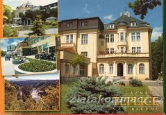Teplice nad Bečvou - lázeňský dům Moravan, kolonáda před lázeňským domem Bečva