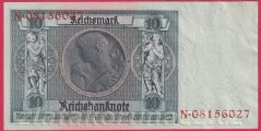 Německo - 10 Reichsmark 22.1.1929 - série N-P