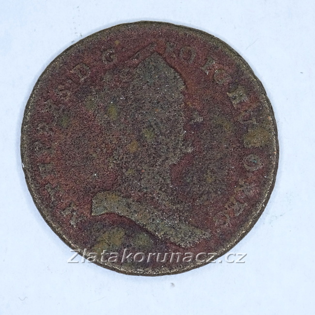 Fenik-1/4 krejcar 1759 bz.-varianta I.