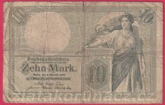 Německo - 10 mark 6.10.1906 - série U