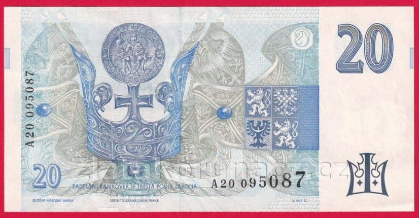 Česká republika - 20 korun 1994 A 20