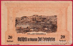 Dorf Seitenstetten - 20 haléřů - 1920