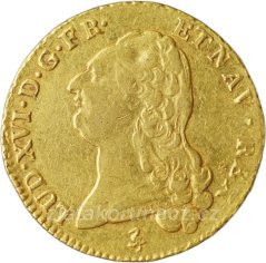 Zlatá mince - Francie - 2 Louis d'Or Ludvík XVI. 1786 A