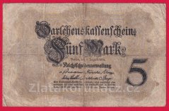 Německo - 5 mark 5.8.1914 - série Z
