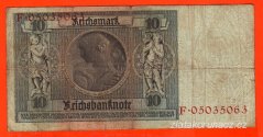 Německo - 10 Reichsmark 22.1.1929 - série F-P