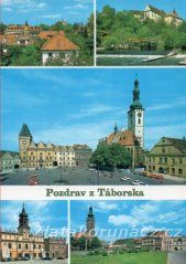 Tábor - pozdrav z Táborska - Žižkovo náměstí