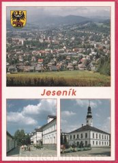 Jeseník - Celkový pohled , Slezská ulice, Masarykovo náměstí