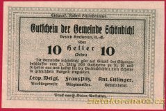 Schönbichl - 10 haléřů - 1920