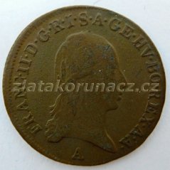 1/2 krejcar 1800 A