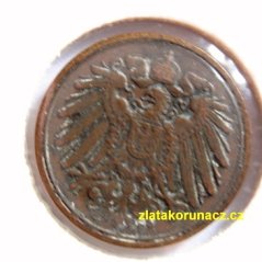 Německo - 1 Reich Pfennig 1912 F